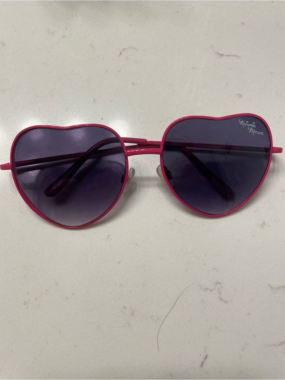 Heart-Shaped Minnie Mouse Pink Sunglasses